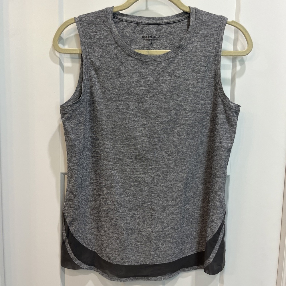 Athleta Cadence Tank Top Athletic‎ Active Gray Women's Size Small